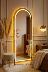 Espelho Luxo Closet 170x70 - Led Frontal Quente Bivolt