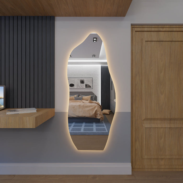 Espelho Orgânico com LED – 170 cm x 70 cm