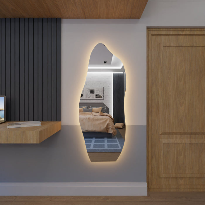 Espelho Orgânico com LED – 170 cm x 70 cm