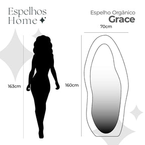 Espelho Grace - Linha Trama