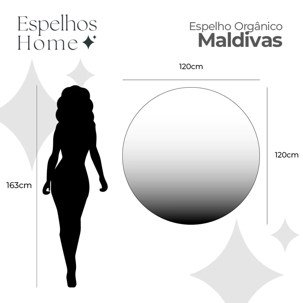 Espelho Maldivas - Linha Couro -