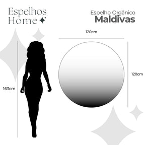 Espelho Maldivas - Linha Couro -