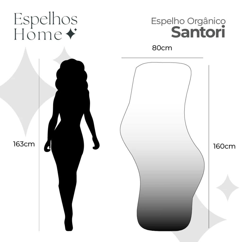 Espelho Santorini -Linha Trama